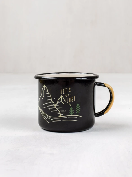 Let’s Get Lost Enamel 12 oz. Mug