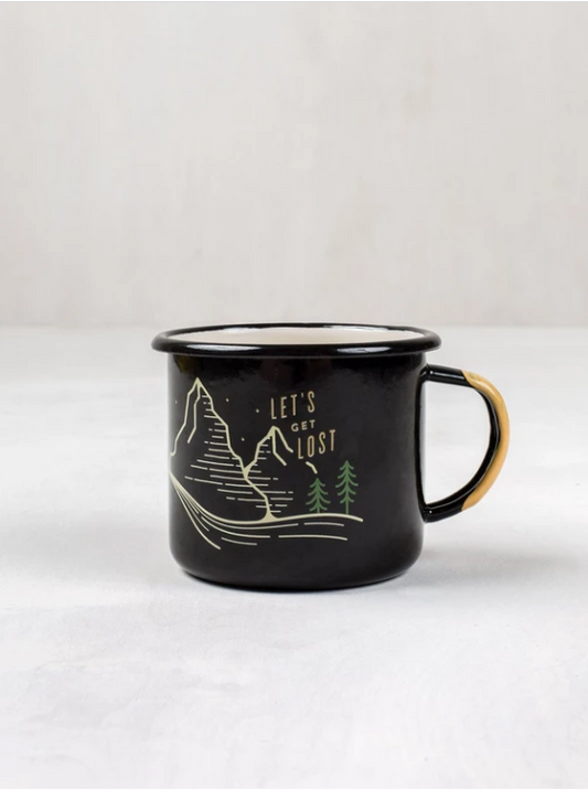 Let’s Get Lost Enamel 12 oz. Mug