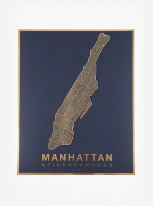 Manhattan Nrighborhoods Map